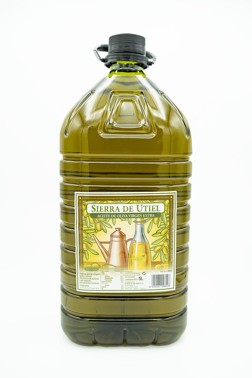 Aceite Virgen Extra Sierra de Utiel - botella de 5 litros